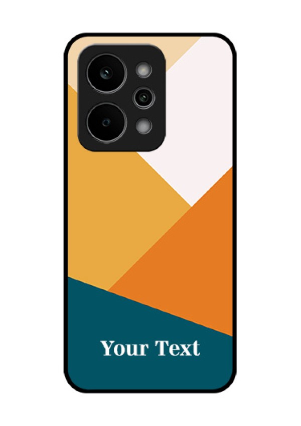 Realme Narzo Power 5G Custom Glass Phone Case - Stacked Multi - Colour Design