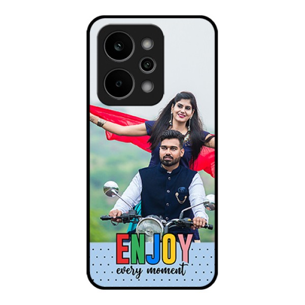 Realme Narzo Power 5G Custom Glass Phone Case - Enjoy Every Moment Design Realme Narzo Power 5G Custom Glass Phone Case - Enjoy Every Moment Design