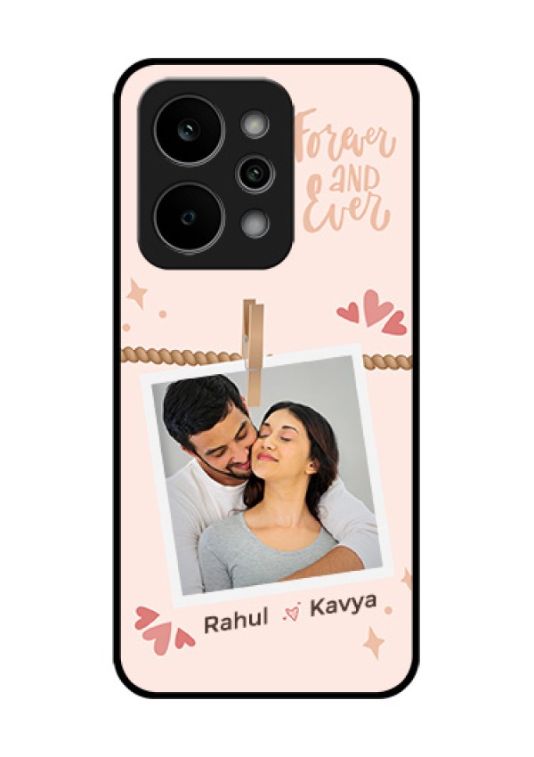 Realme Narzo Power 5G Custom Glass Phone Case - Forever And Ever Love Design
