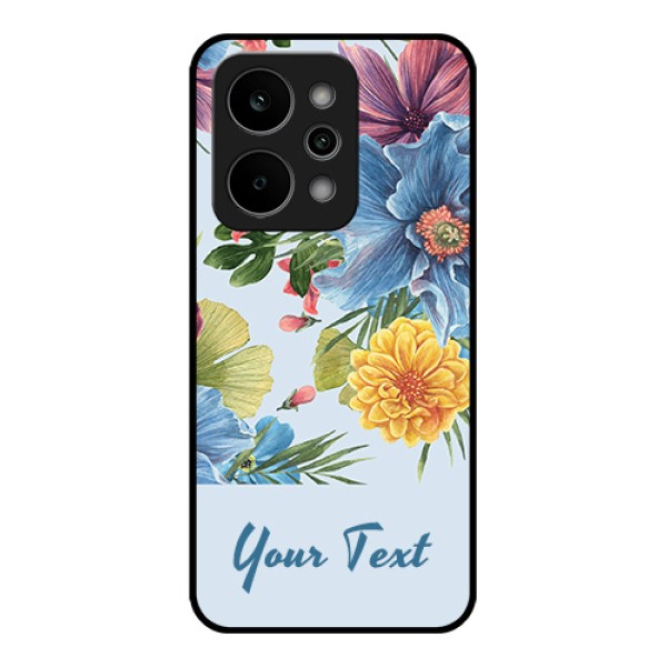 Realme Narzo Power 5G Custom Glass Phone Case - Stunning Watercolored Flowers Painting Design Realme Narzo Power 5G Custom Glass Phone Case - Stunning Watercolored Flowers Painting Design