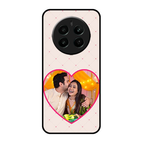 Realme P1 5G Custom Glass Phone Case - Heart Shape Design