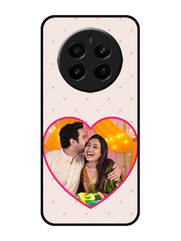 Custom Realme P1 5G Custom Glass Phone Case - Heart Shape Design