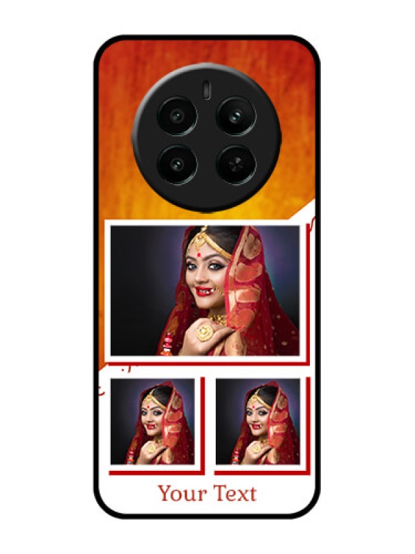 Custom Realme P1 5G Custom Glass Phone Case - Wedding Memories Design