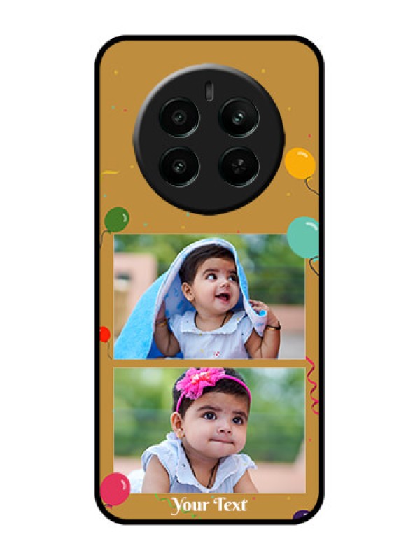 Custom Realme P1 5G Custom Glass Phone Case - Image Holder With Birthday Celebrations Design