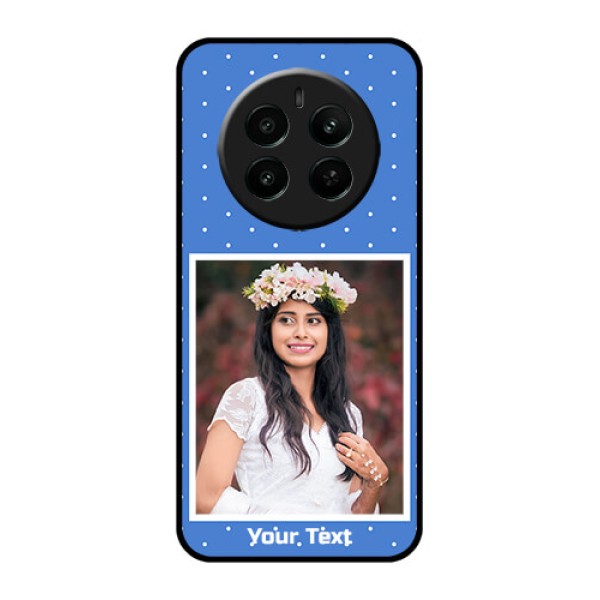 Realme P1 5G Custom Glass Phone Case - Polka Dots Design