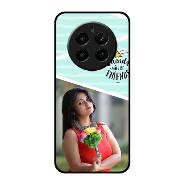Realme P1 5G Custom Glass Phone Case - Friends Picture Icon Design Realme P1 5G Custom Glass Phone Case - Friends Picture Icon Design