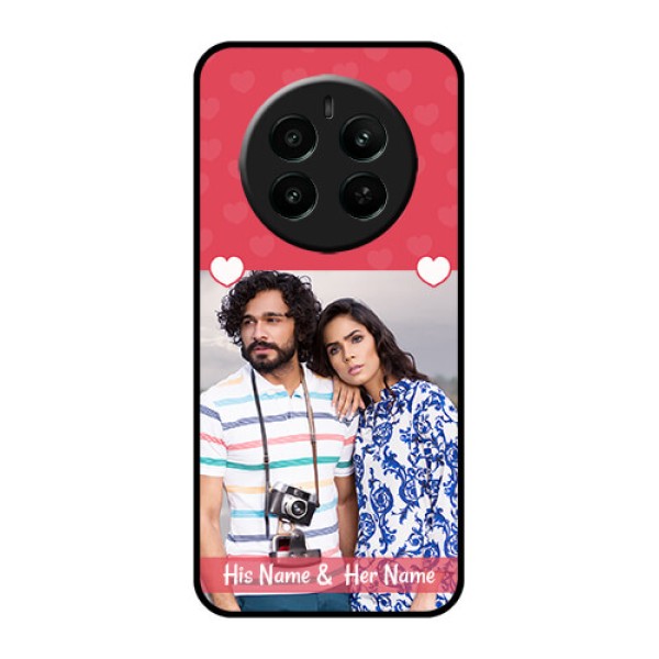 Realme P1 5G Custom Glass Phone Case - Simple Love Design