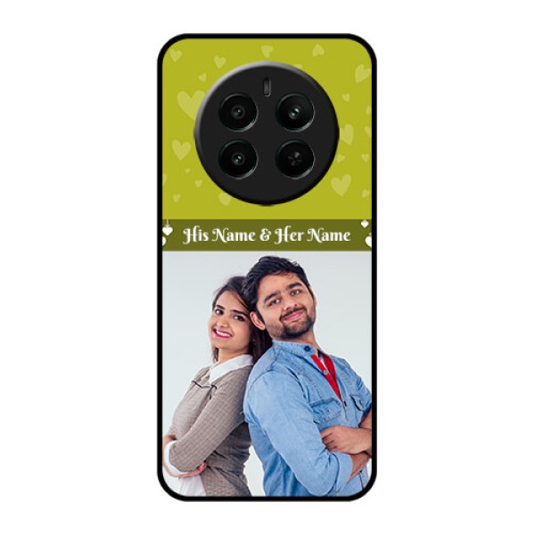 Realme P1 5G Custom Glass Phone Case - You & Me Heart Design