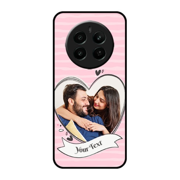 Realme P1 5G Custom Glass Phone Case - Vintage Heart Design