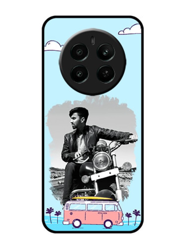 Custom Realme P1 5G Custom Glass Phone Case - Travel & Adventure Design