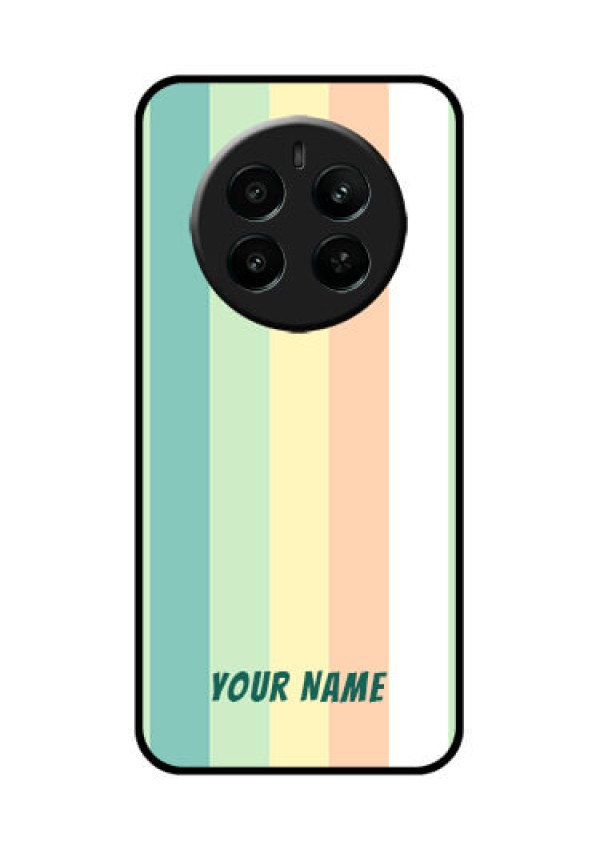 Realme P1 5G Custom Glass Phone Case - Multi - Colour Stripes Design