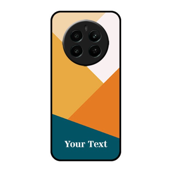Realme P1 5G Custom Glass Phone Case - Stacked Multi - Colour Design