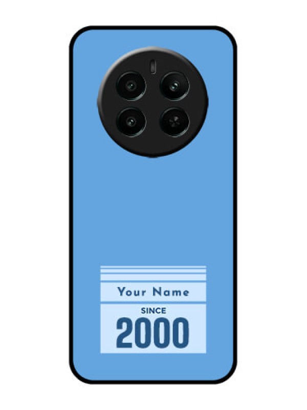 Custom Realme P1 5G Custom Glass Phone Case - Custom Year Of Birth Design