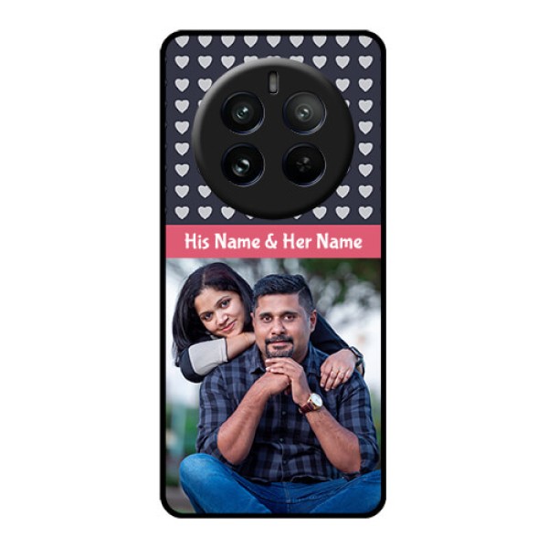 Realme P1 Pro 5G Custom Glass Phone CaseLove Symbols Design
