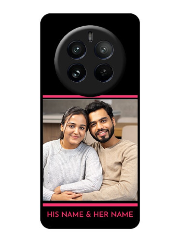 Custom Realme P1 Pro 5G Custom Glass Phone CaseWith Add Text Design