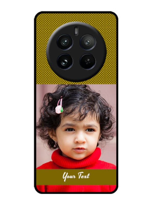 Custom Realme P1 Pro 5G Custom Glass Phone CaseSimple Green Color Design