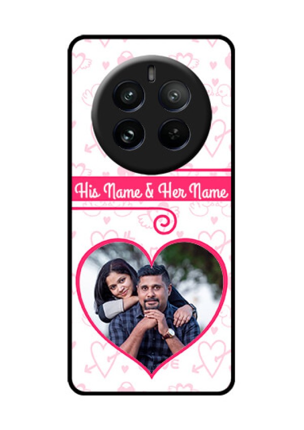 Realme P1 Pro 5G Custom Glass Phone CaseHeart Shape Love Design
