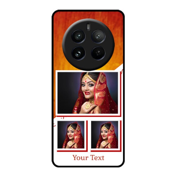 Realme P1 Pro 5G Custom Glass Phone CaseWedding Memories Design