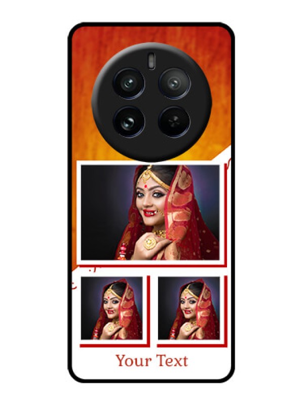 Custom Realme P1 Pro 5G Custom Glass Phone CaseWedding Memories Design