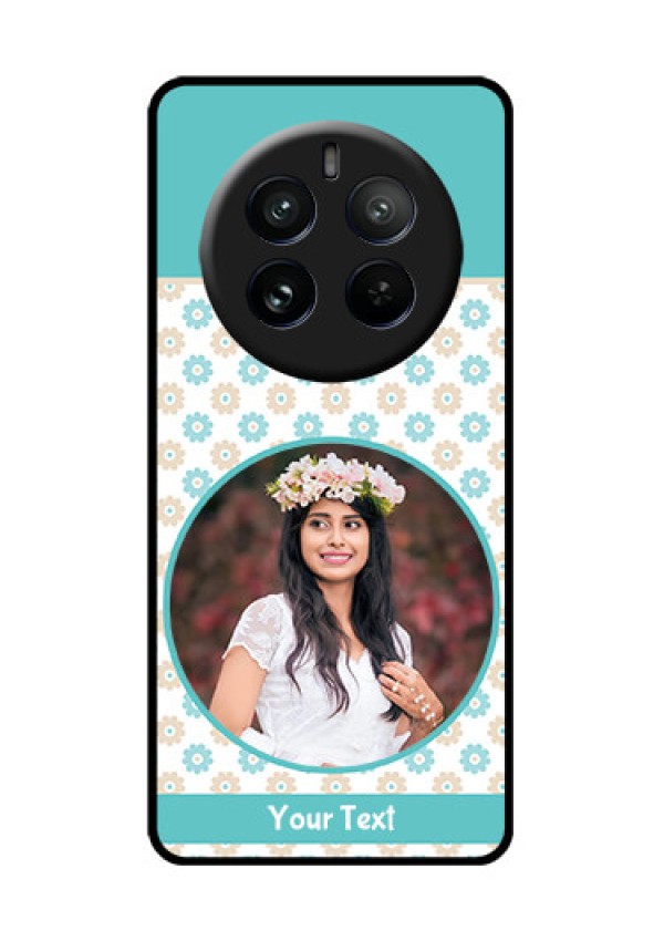 Realme P1 Pro 5G Custom Glass Phone CaseBeautiful Flowers Design