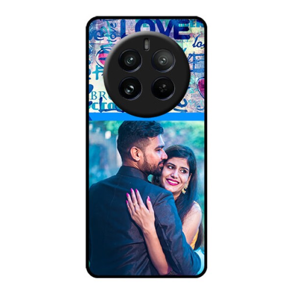 Realme P1 Pro 5G Custom Glass Phone CaseColorful Love Design