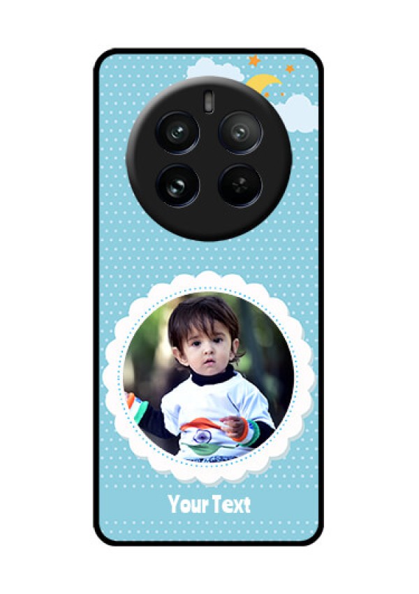 Realme P1 Pro 5G Custom Glass Phone CaseViolet Pattern Design