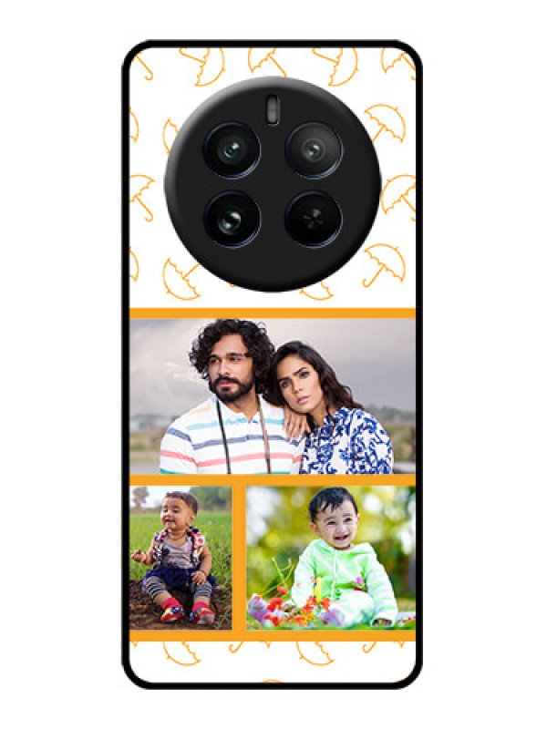 Custom Realme P1 Pro 5G Custom Glass Phone CaseYellow Pattern Design