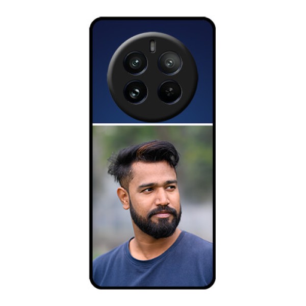 Realme P1 Pro 5G Custom Glass Phone CaseSimple Royal Blue Design Realme P1 Pro 5G Custom Glass Phone CaseSimple Royal Blue Design