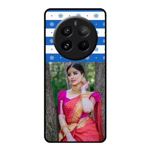Realme P1 Pro 5G Custom Glass Phone CaseSnow Pattern Design