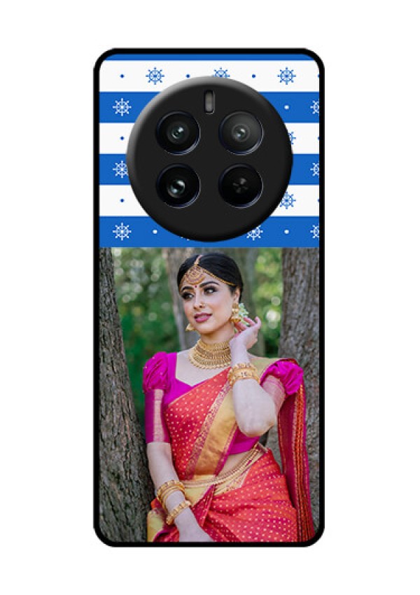 Realme P1 Pro 5G Custom Glass Phone CaseSnow Pattern Design