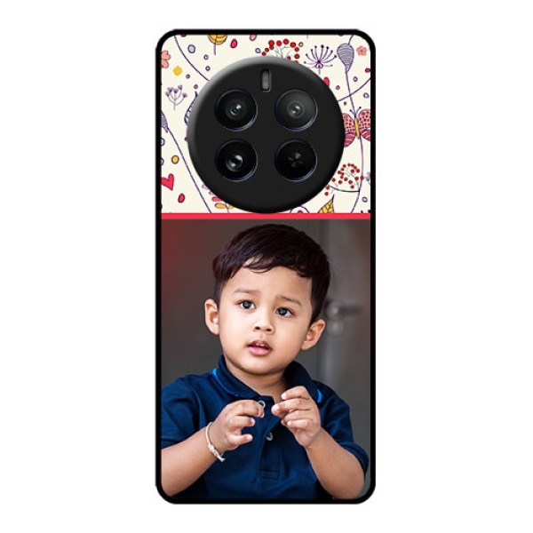 Realme P1 Pro 5G Custom Glass Phone CasePremium Floral Design
