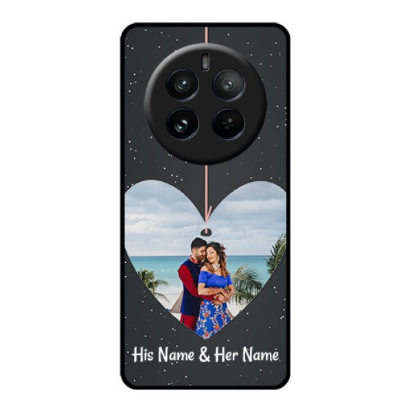 Realme P1 Pro 5G Custom Glass Phone CaseHanging Heart Design