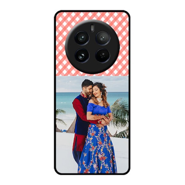 Realme P1 Pro 5G Custom Glass Phone CasePink Pattern Design