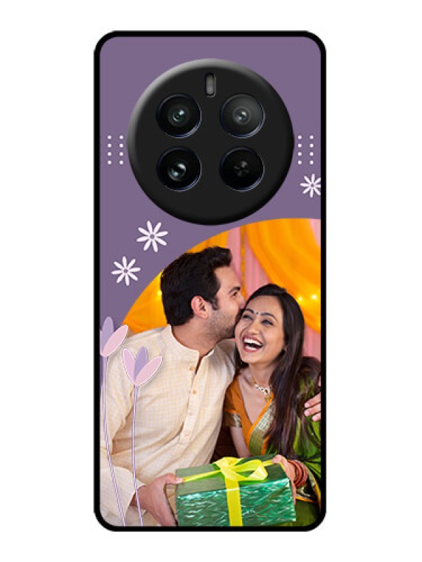 Custom Realme P1 Pro 5G Custom Glass Phone CaseLavender Flowers Design