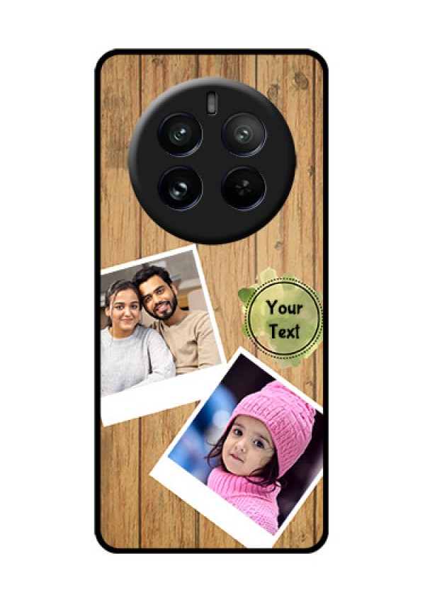 Realme P1 Pro 5G Custom Glass Phone CaseWooden Texture Design