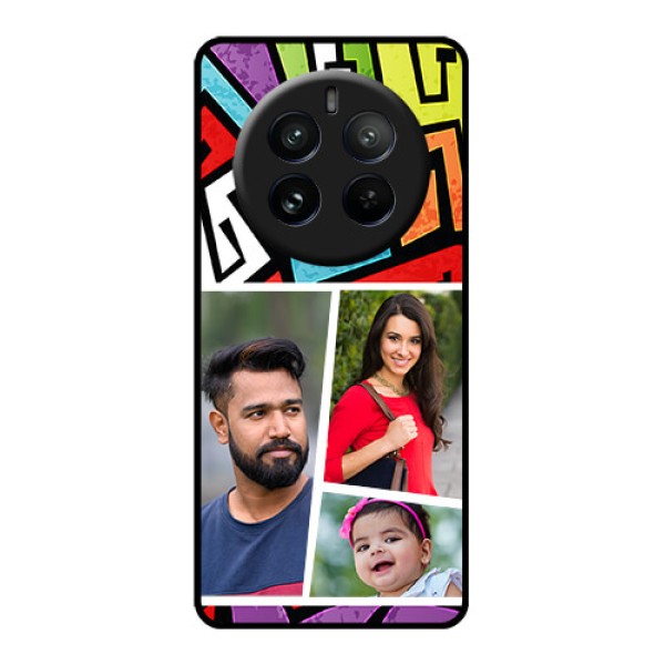 Realme P1 Pro 5G Custom Glass Phone CaseGraffiti Pattern Design