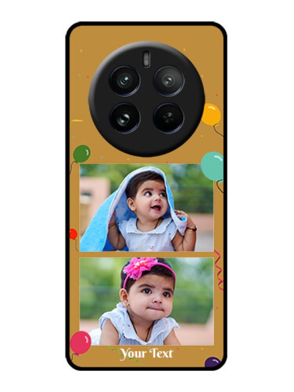 Custom Realme P1 Pro 5G Custom Glass Phone CaseImage Holder With Birthday Celebrations Design