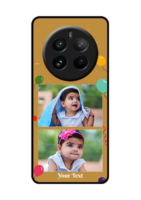 Realme P1 Pro 5G Custom Glass Phone CaseImage Holder With Birthday Celebrations Design