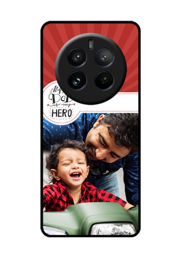 Realme P1 Pro 5G Custom Glass Phone CaseMy Dad Hero Design