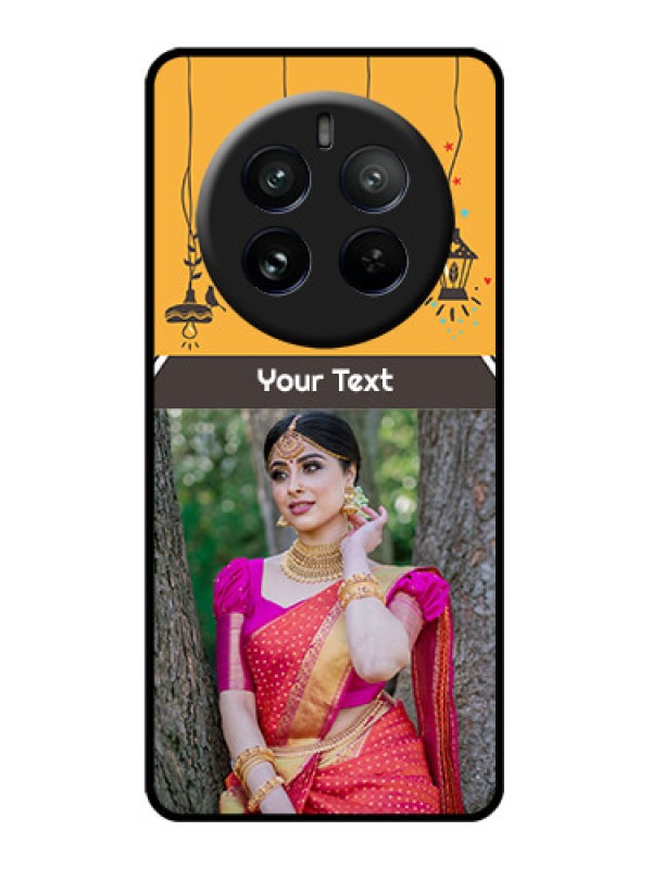 Custom Realme P1 Pro 5G Custom Glass Phone CaseWith Family Picture And Icons