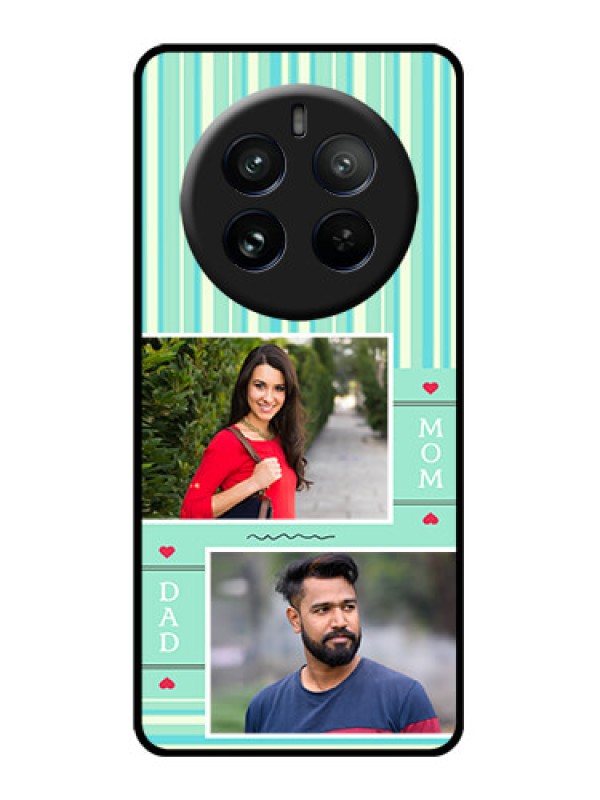 Custom Realme P1 Pro 5G Custom Glass Phone CaseMom and Dad Pic Design