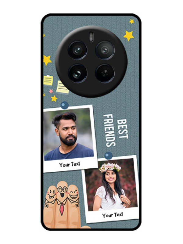 Custom Realme P1 Pro 5G Custom Glass Phone CaseSticky Frames And Friendship Design