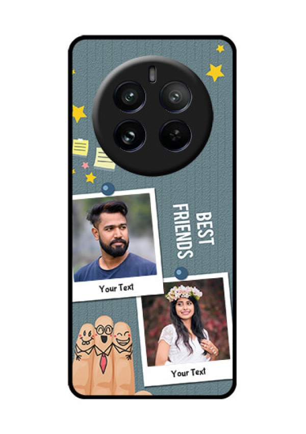 Realme P1 Pro 5G Custom Glass Phone CaseSticky Frames And Friendship Design