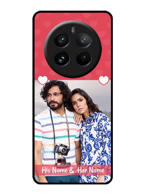 Custom Realme P1 Pro 5G Custom Glass Phone CaseSimple Love Design