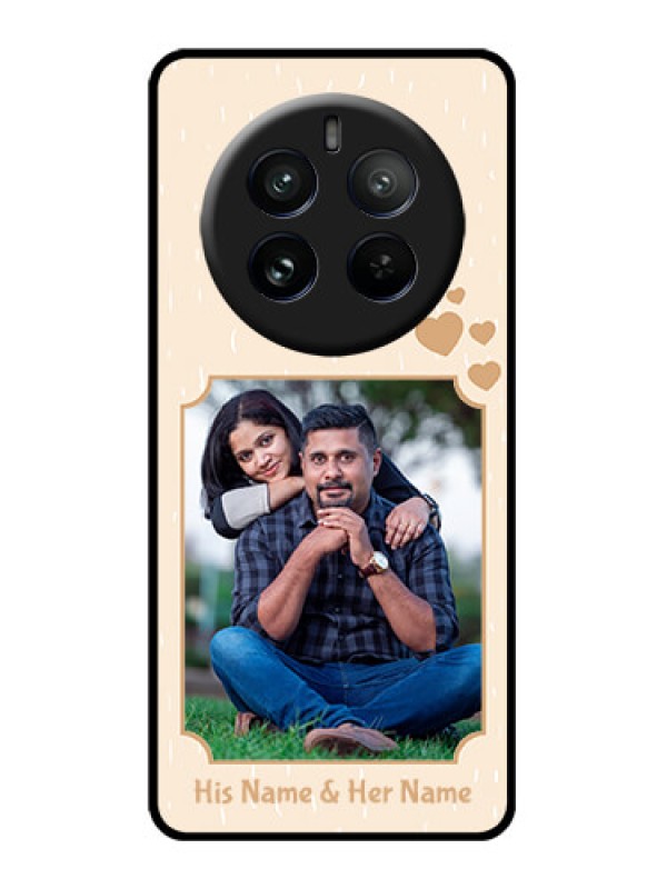 Custom Realme P1 Pro 5G Custom Glass Phone CaseWith Confetti Love Design