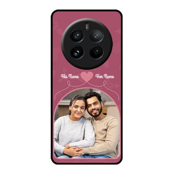 Realme P1 Pro 5G Custom Glass Phone CaseLove Floral Design