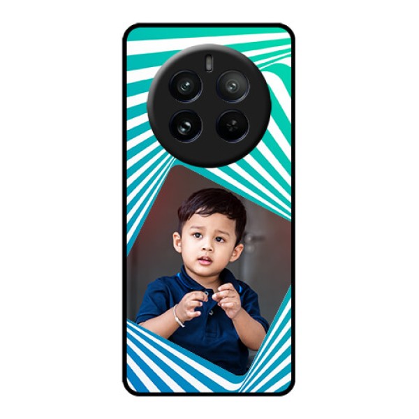 Realme P1 Pro 5G Custom Glass Phone CaseAbstract Spiral Design Realme P1 Pro 5G Custom Glass Phone CaseAbstract Spiral Design