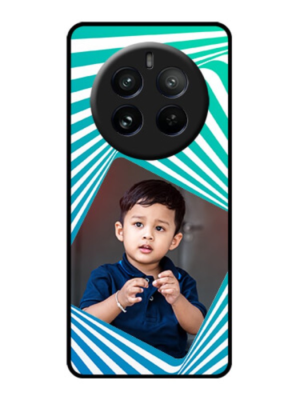 Custom Realme P1 Pro 5G Custom Glass Phone CaseAbstract Spiral Design