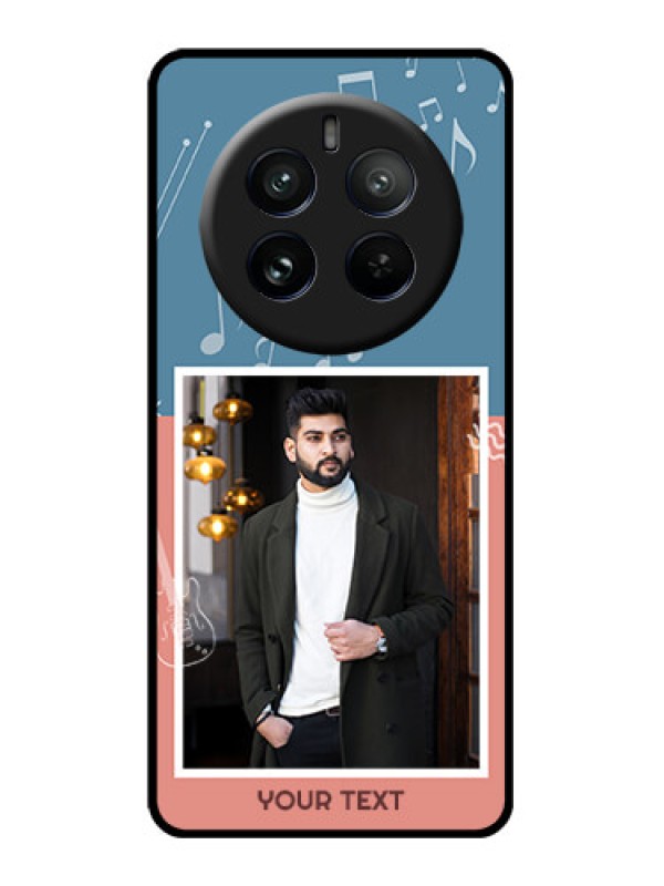 Custom Realme P1 Pro 5G Custom Glass Phone CaseWith Color Musical Note Design