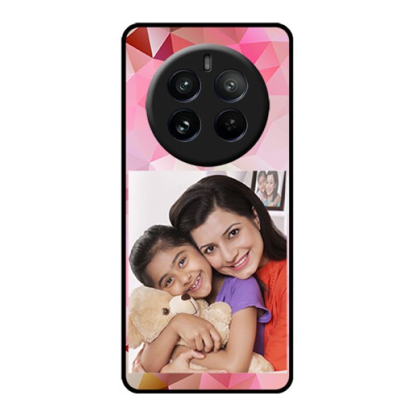 Realme P1 Pro 5G Custom Glass Phone CaseAbstract Triangle Design
